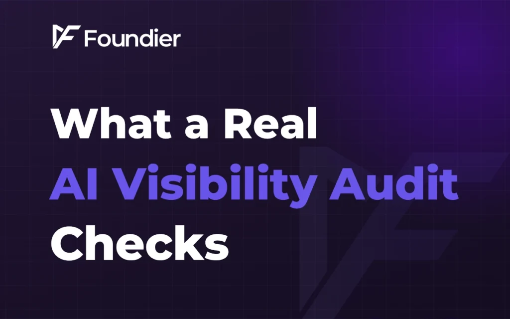 What a Real AI Visibility Audit Checks (and Why a Quick Self-Check Misses It)